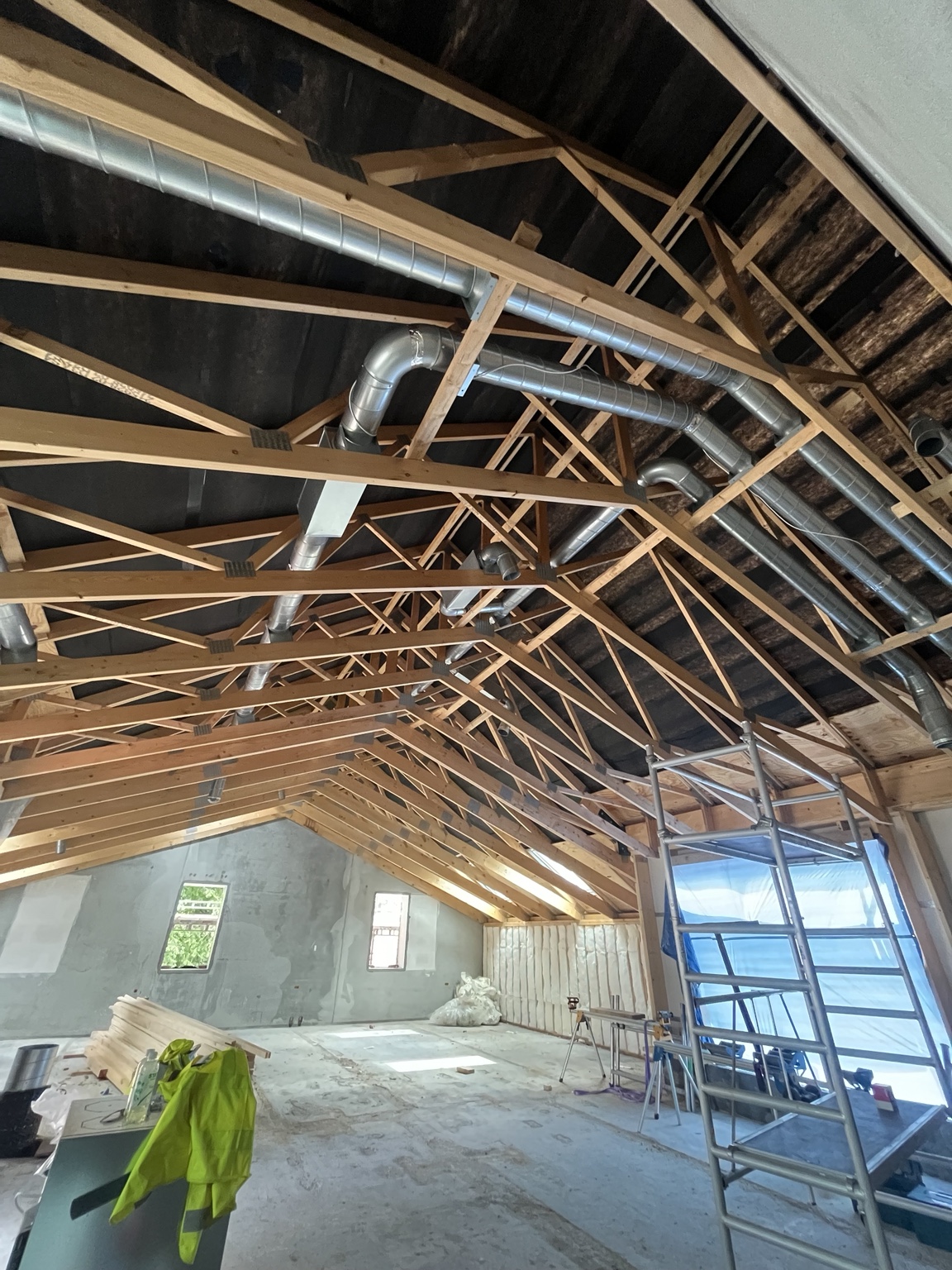 Ventilationsføring i nybyggeri